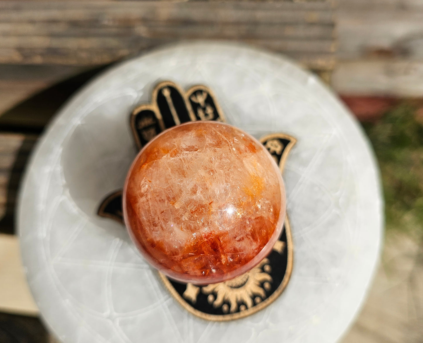 Fire Quartz Sphere *B