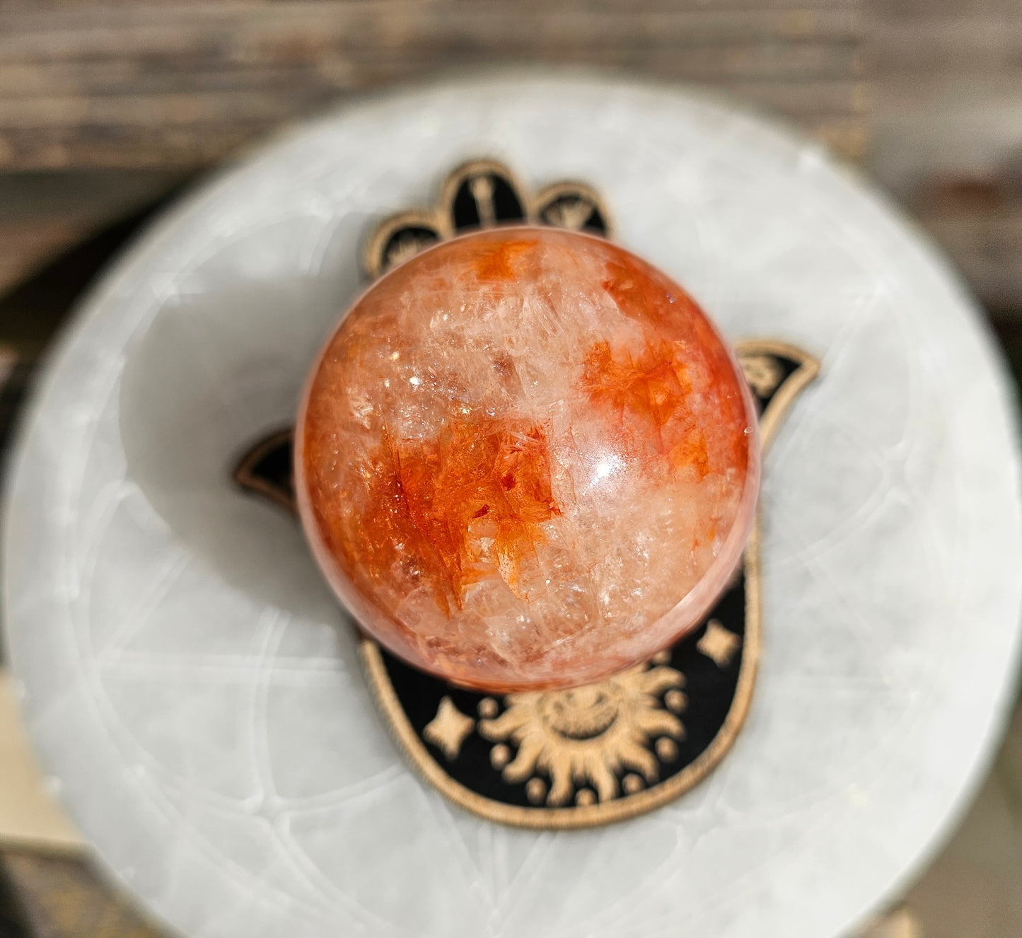 Fire Quartz Sphere *B