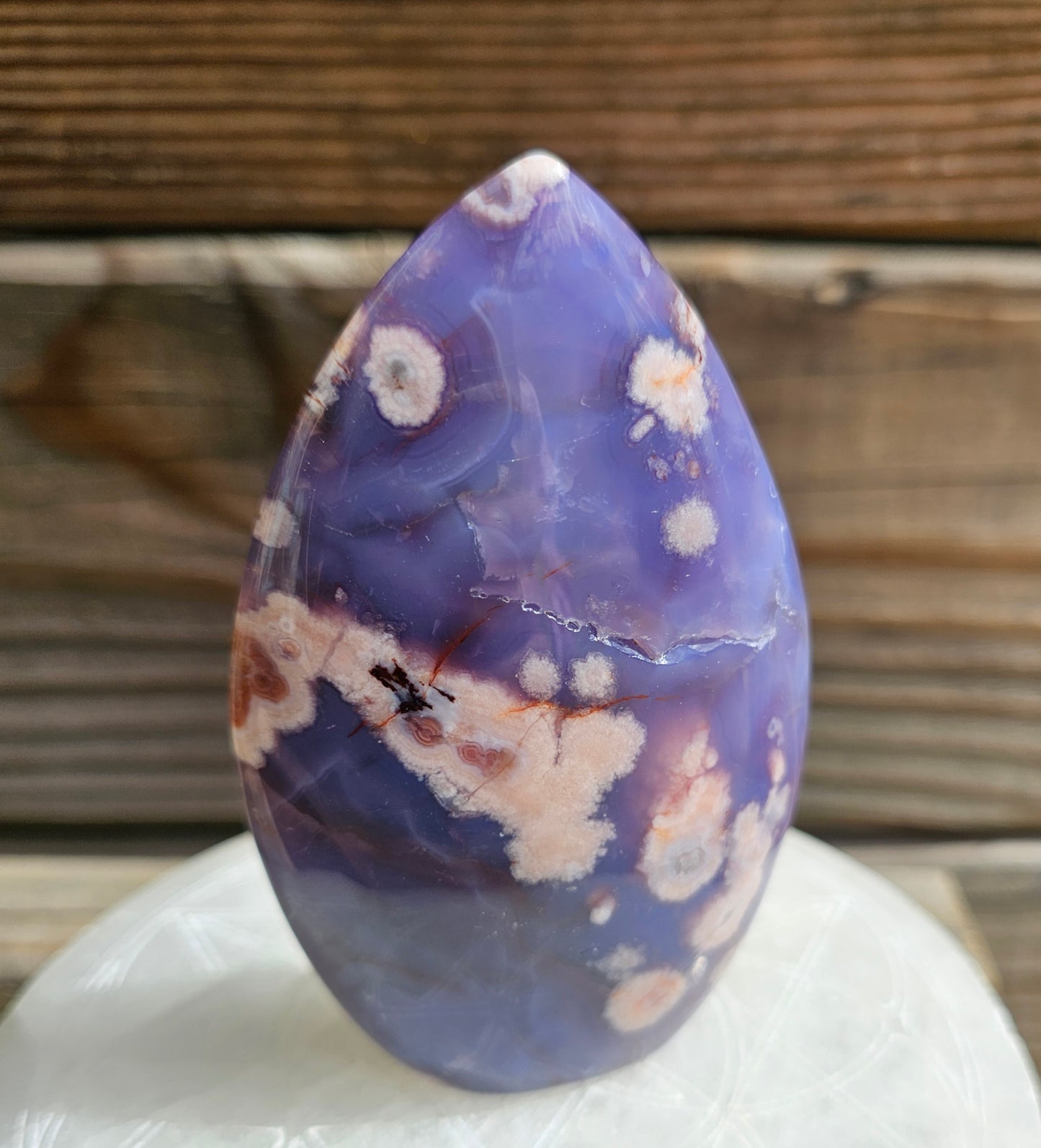 Blue Flower Agate Freeform *A