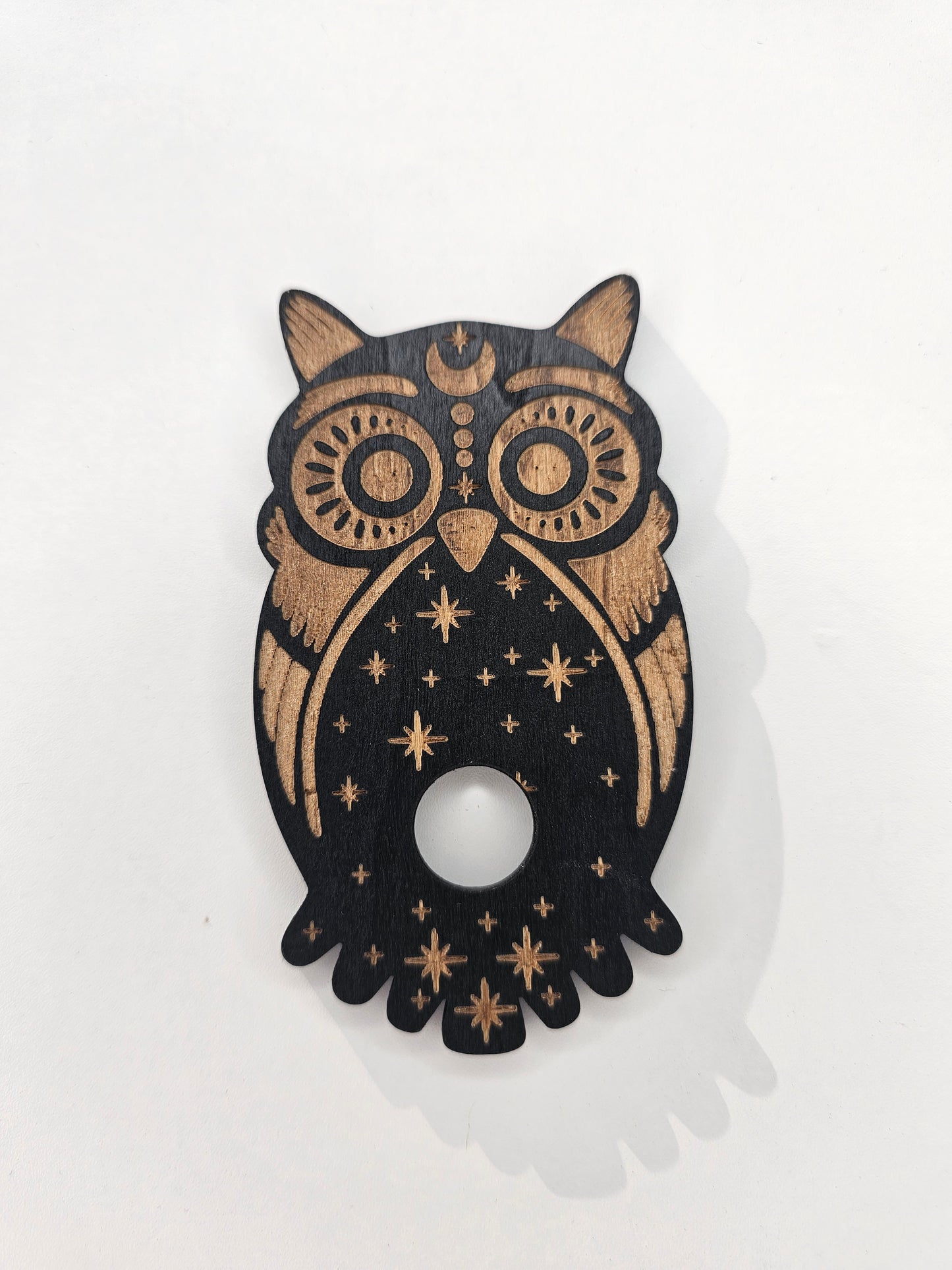 Decorated Wooden Sphere Holder