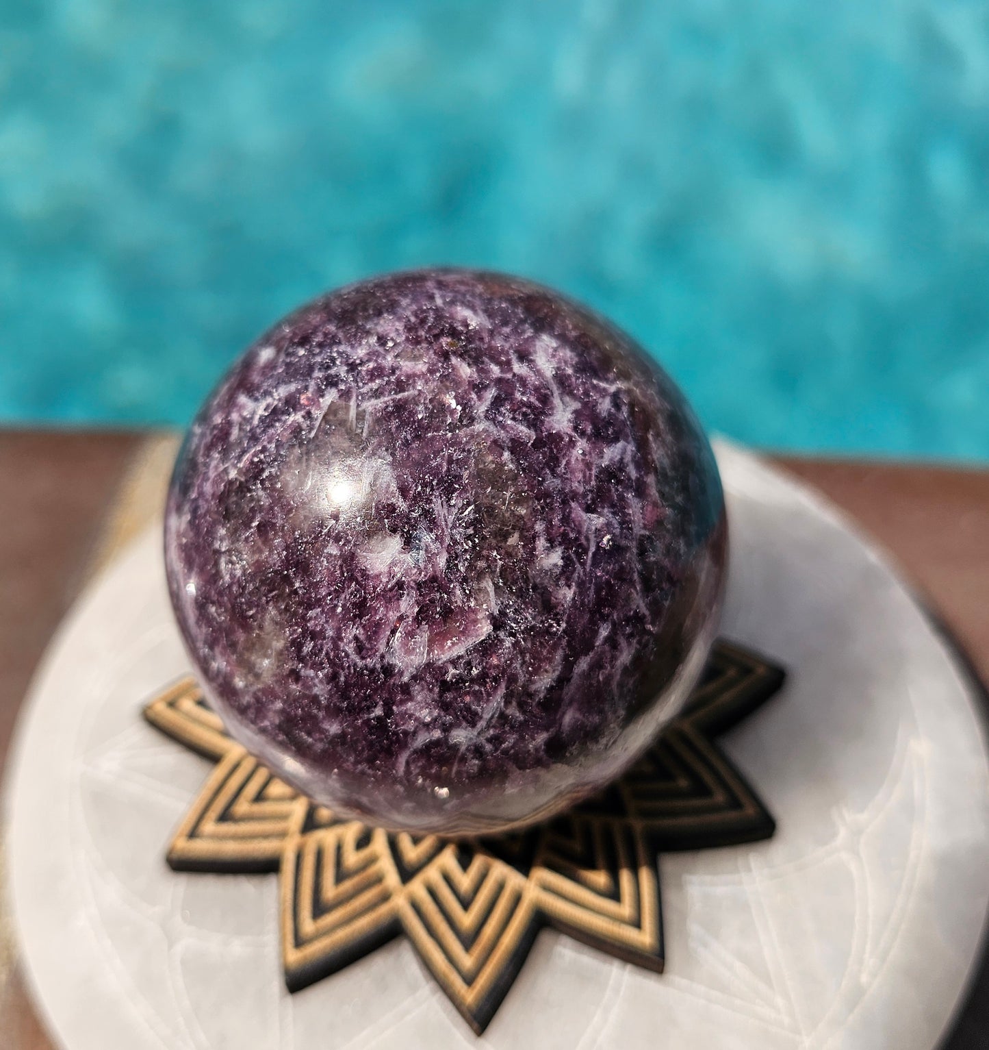 Lepidolite Sphere #2