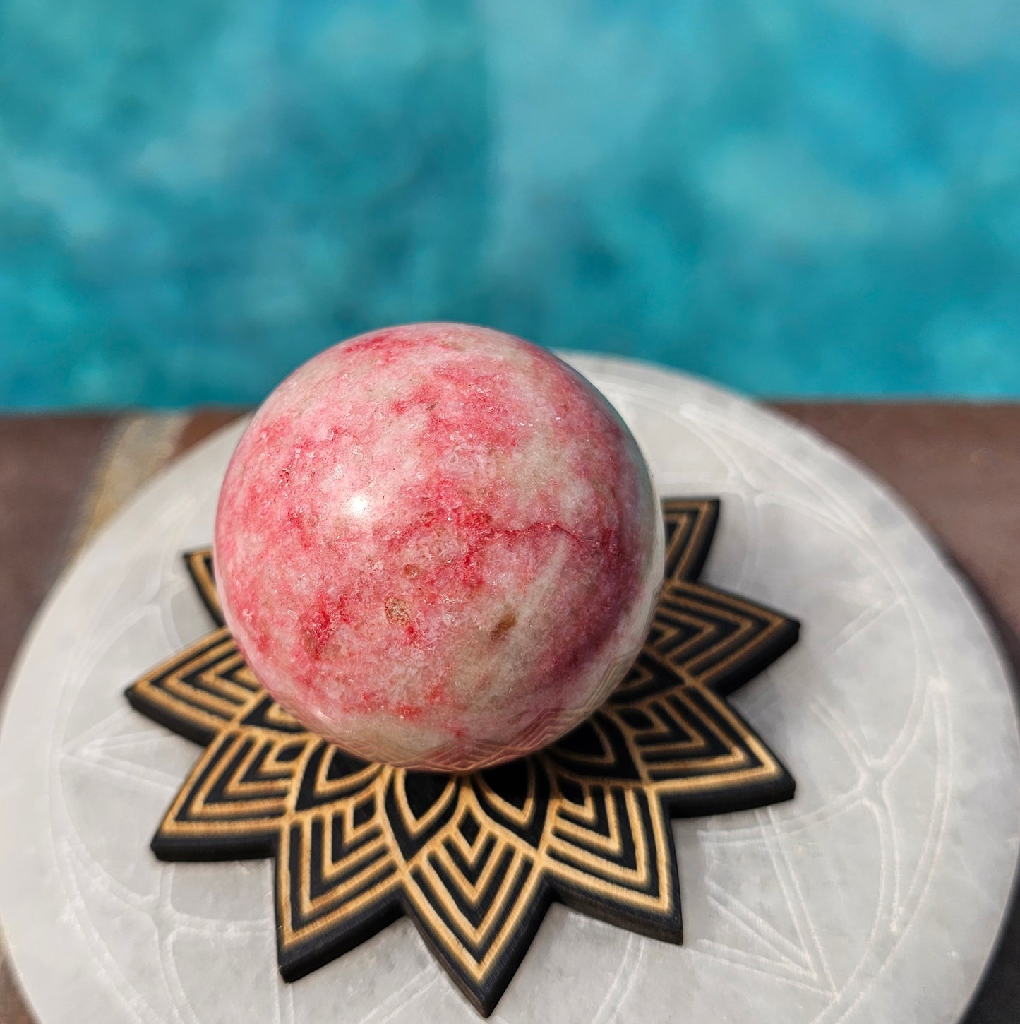Thulite Sphere