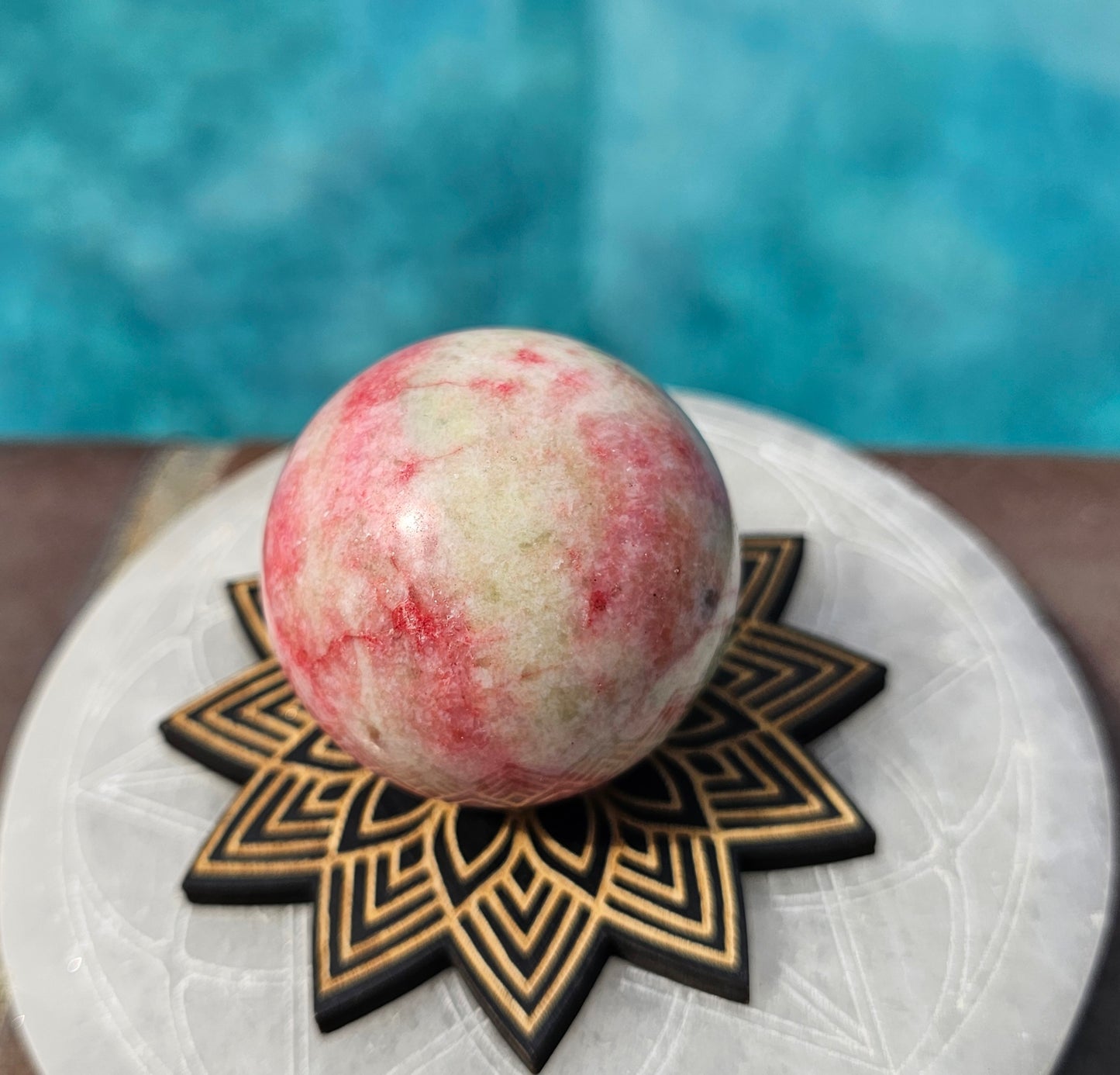Thulite Sphere