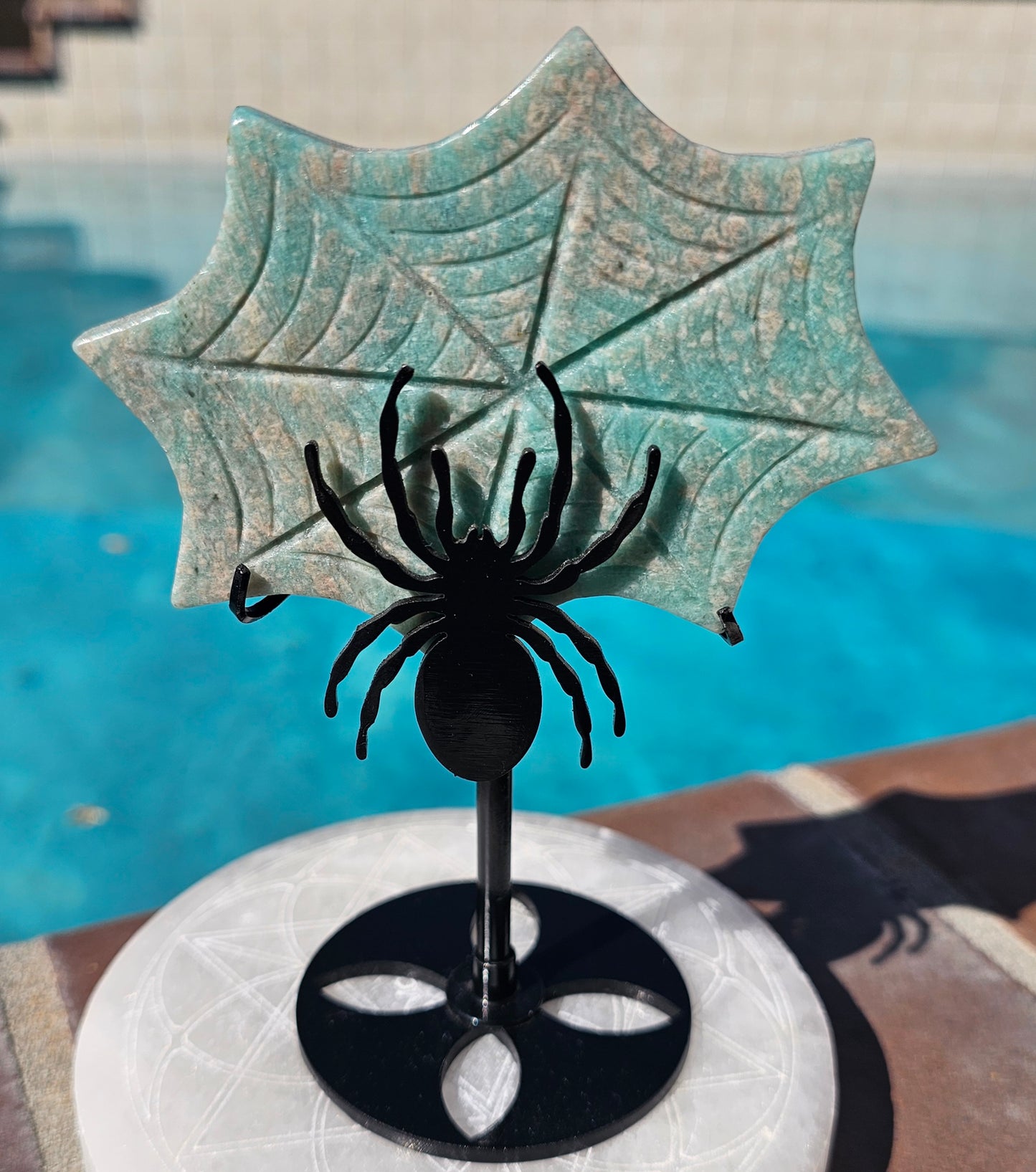 Amazonite Spider Web