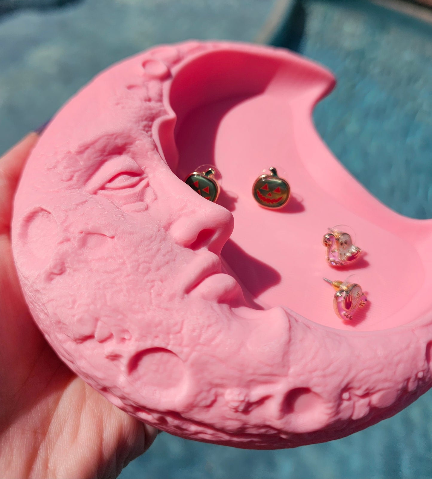 3D Printed Pink Moon Trinket Tray