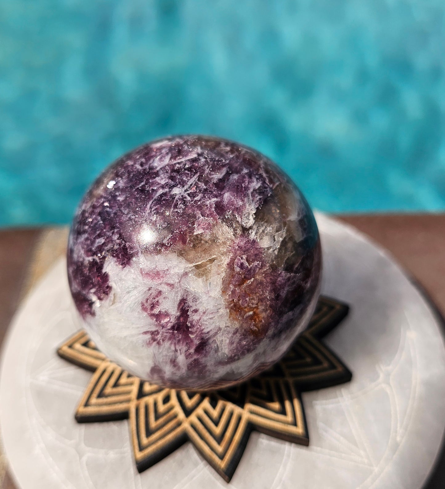 Lepidolite Sphere #2