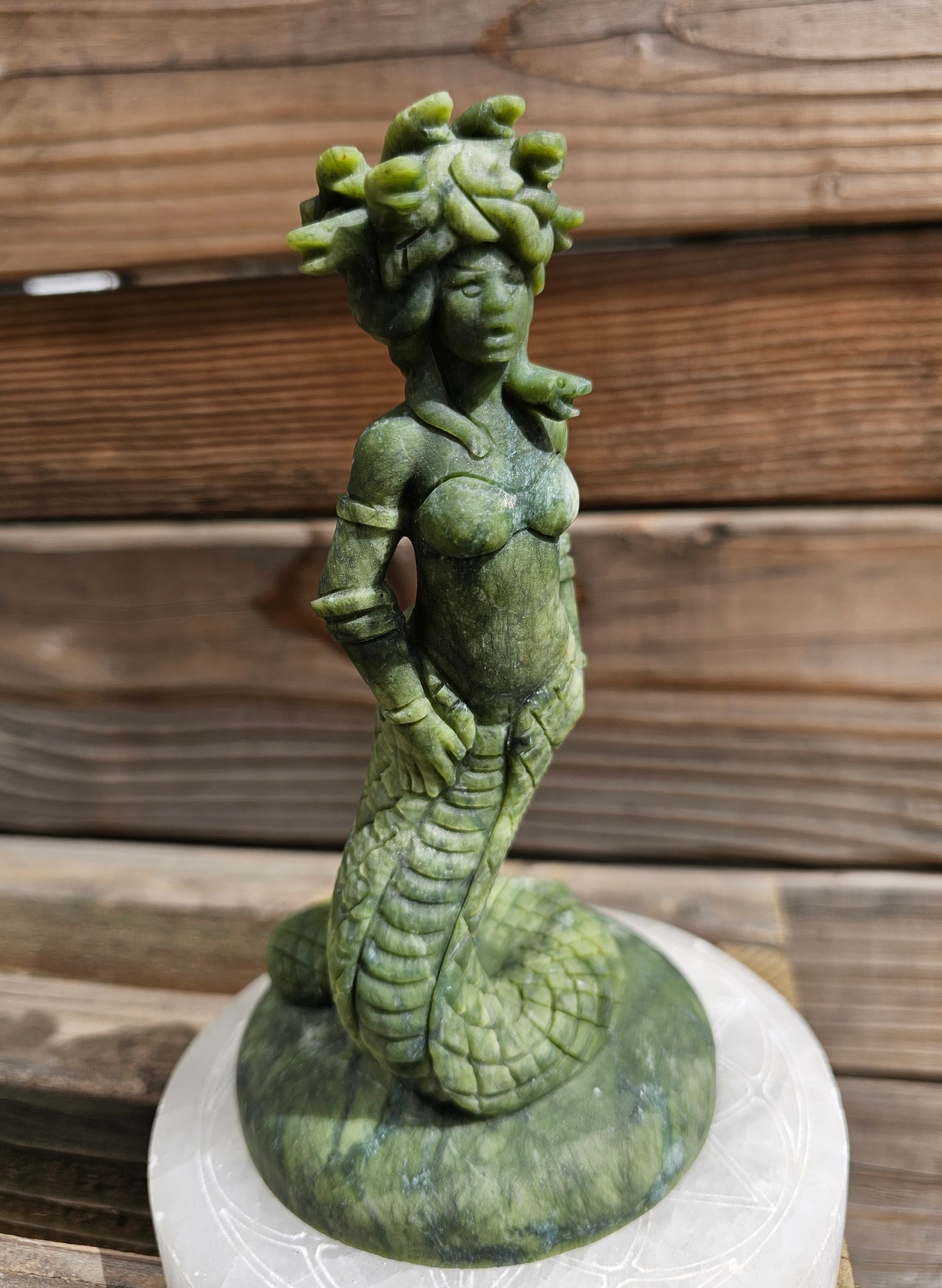 XL Green Jade Medusa